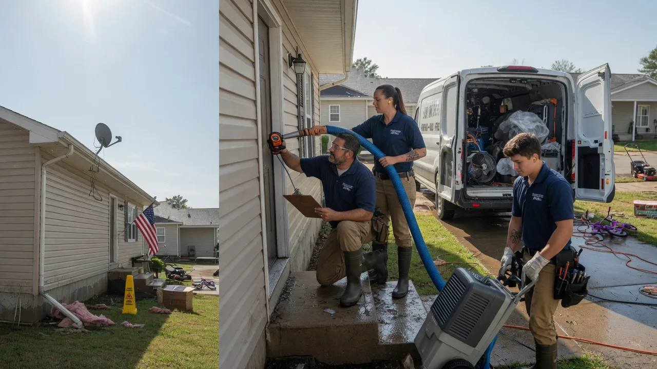Ceiling Water Damage Restoration in Frederica, DE near me